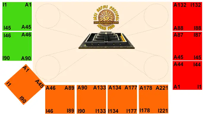 Intiraymi ticket seating chart